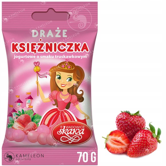 DRAŻE ORZESZKI CLOWN SKAWA cukierki słodycze z tradycją 70g