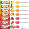 ZDROWY LIZAK ŁEZKA KULKA bez cukru YUM EARTH LOLLIPOP BUNNY NINJA mix 24szt