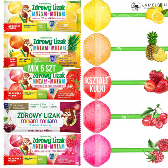 ZDROWY LIZAK ŁEZKA KULKA bez cukru YUM EARTH LOLLIPOP BUNNY NINJA mix 24szt ZDROWY LIZAK ŁEZKA KULKA bez cukru YUM EARTH LOLLIPOP BUNNY NINJA mix 24szt