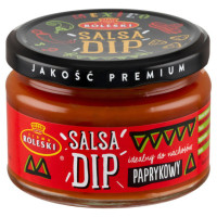 DIP SALSA SOS PAPRYKOWY do nachosów czipsów paluszków W SŁOIKU 240g ROLESKI