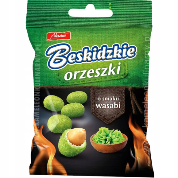 BESKIDZKIE ORZESZKI ZIEMNE Wasabi Paprykowe Ser Cebulka MIX 3 SMAKÓW 0,21KG BESKIDZKIE ORZESZKI ZIEMNE Wasabi Paprykowe Ser Cebulka MIX 3 SMAKÓW 0,21KG