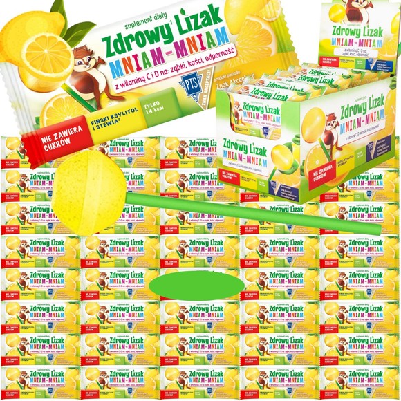 Starpharma ZDROWY LIZAK KULKA cytrynowy CYTRYNA witamina C