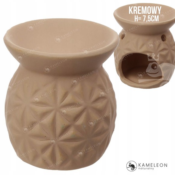 KOMINEK CERAMICZNY na olejki zapachowe i woski AROMATERAPIA