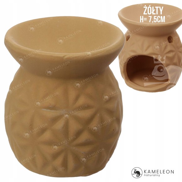 KOMINEK CERAMICZNY na olejki zapachowe i woski AROMATERAPIA