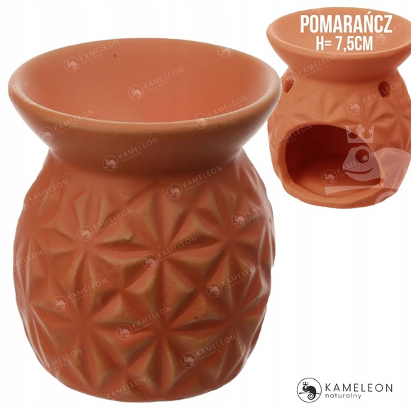 KOMINEK CERAMICZNY na olejki zapachowe i woski AROMATERAPIA