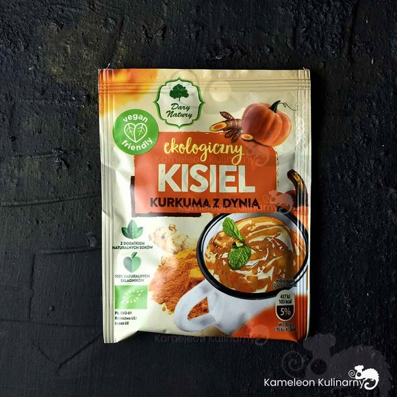 Dary Natury  KISIEL ekologiczny eko bio KURKUMA Z DYNIĄ
