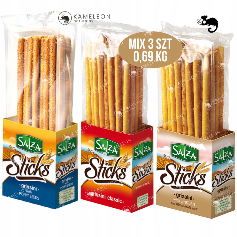 MEGA ZESTAW SŁONYCH PRZEKĄSEK mix smaków 10szt 2KG