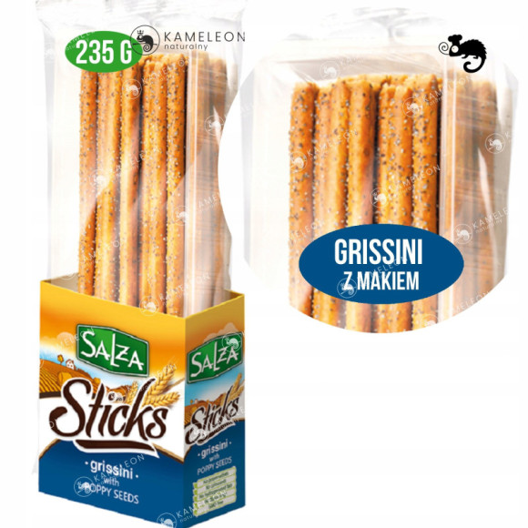 SALZA STICKS GRISSINI PALUCHY PALUSZKI CHLEBOWE mix smaków 5 paczek 1,1KG SALZA STICKS GRISSINI PALUCHY PALUSZKI CHLEBOWE mix smaków 5 paczek 1,1KG