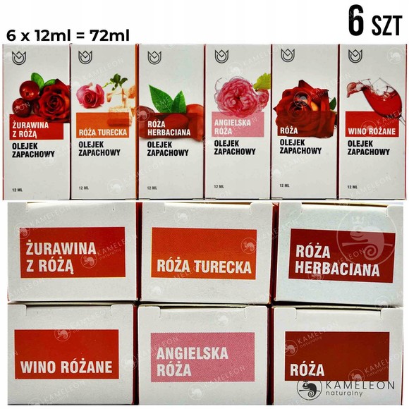 OLEJEK ZAPACHOWY eteryczny ANGIELSKA RÓŻA 10ml Róża Różany