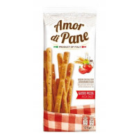 WŁOSKIE PALUSZKI GRISSINI smak PIZZA z oliwą z oliwek AMOR DI PANE 125G