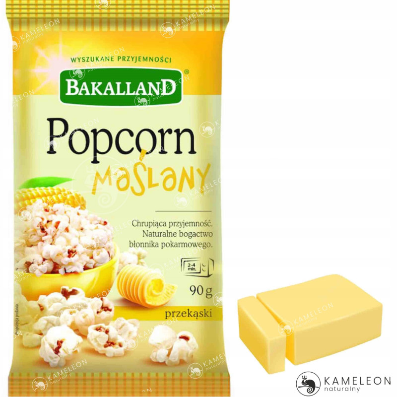 BAKALLAND POPCORN DO MIKROFALÓWKI 15szt MIX SMAKÓW Maślany Solony Serowy