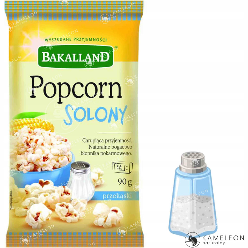 BAKALLAND POPCORN DO MIKROFALÓWKI 15szt MIX SMAKÓW Maślany Solony Serowy