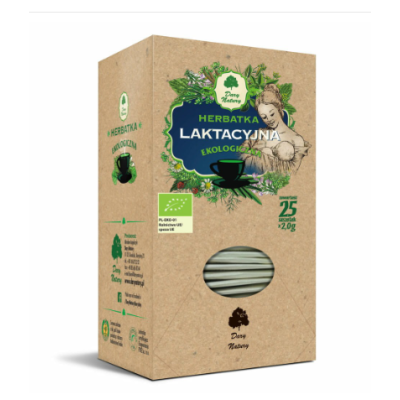 Dary Natury LAKTACYJNA HERBATA herbatka EKO NA LAKTACJĘ 25