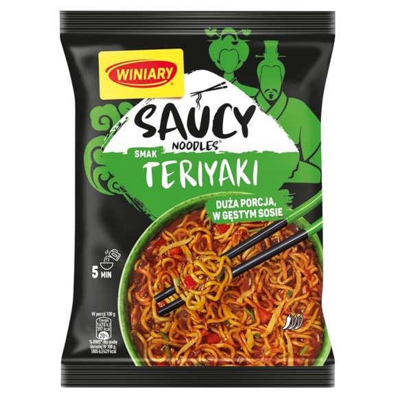 Winiary NUDLE PIĘĆ SMAKÓW 92g zupka chińska makaron instant