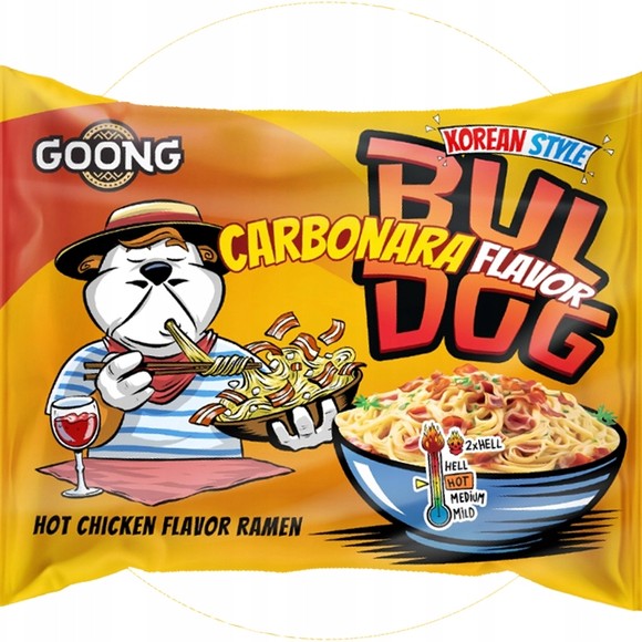 Goong BULDOG CARBONARA zupka chińska ramen makaron szybkie