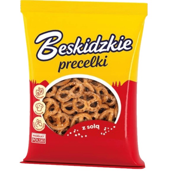 BESKIDZKIE PRECELKI Z SOLĄ 140G wegańskie bez konserwantów
