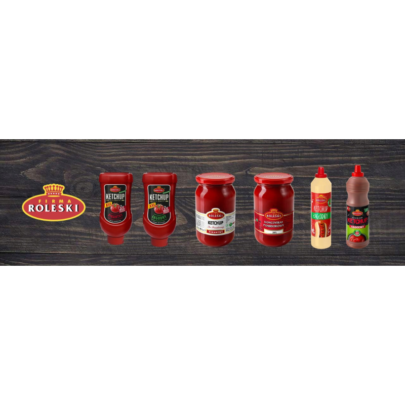 KETCHUP hight quality ŁAGODNY XXL DUŻE OPAKOWANIE 1KG ! ROLESKI