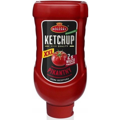 KETCHUP hight quality PIKANTNY XXL duże opakowanie 1000G 1KG ! ROLESKI