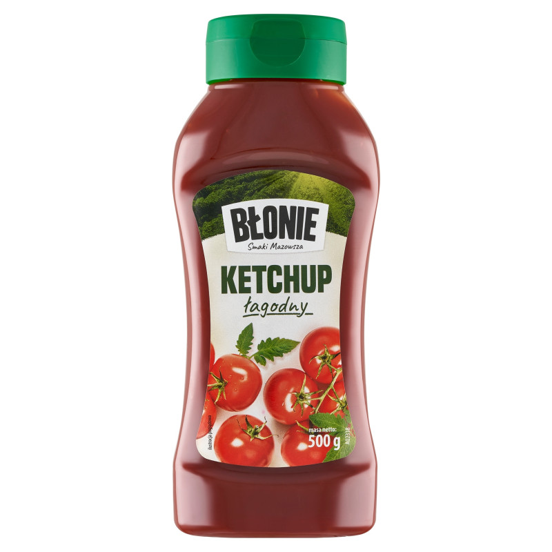 KETCHUP ŁAGODNY Butelka 500g 0,5KG BŁONIE Smaki Mazowsza DAWTONA