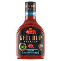 KETCHUP ŁAGODNY PREMIUM !! bez dodatku cukru !! CZYSTY SKŁAD 425g ROLESKI