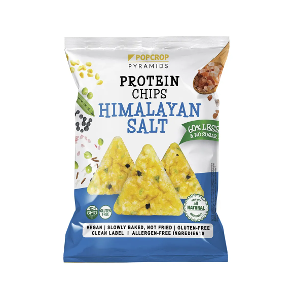 POPCROP Piramidki proteinowe o smaku soli himalajskiej BEZ