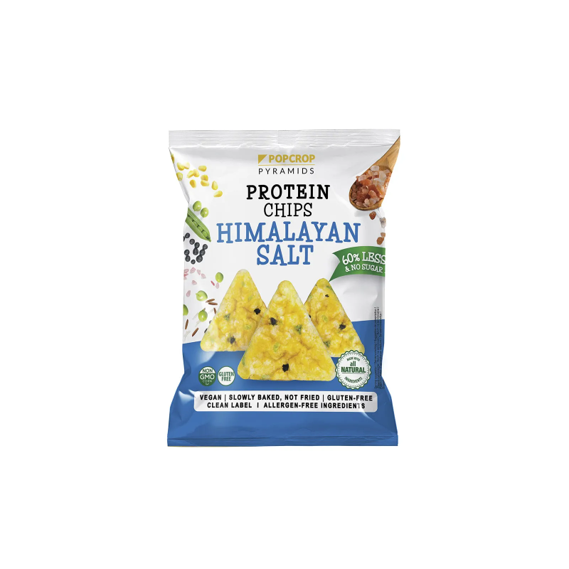 POPCROP Piramidki proteinowe o smaku soli himalajskiej BEZ