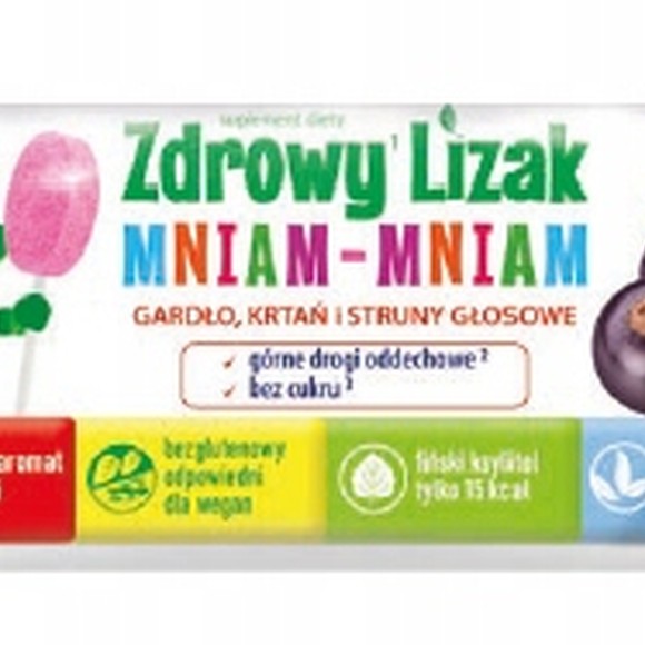 Starpharma ZDROWY LIZAK na KRTAŃ I STRUNY GŁOSOWE porzeczka