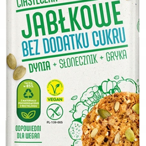 BOX wegańskie CIASTKA CIASTECZKA MALINA BURAK CHIA bez