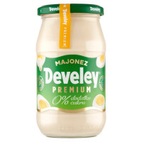 DEVELEY MAJONEZ PREMIUM BEZ DODATKU CUKRU jaja z dobrego chowu 400ml