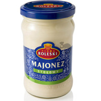 MAJONEZ STOŁOWY Delikatny i Kremowy 285ml 265g w słoiku słoik ROLESKI