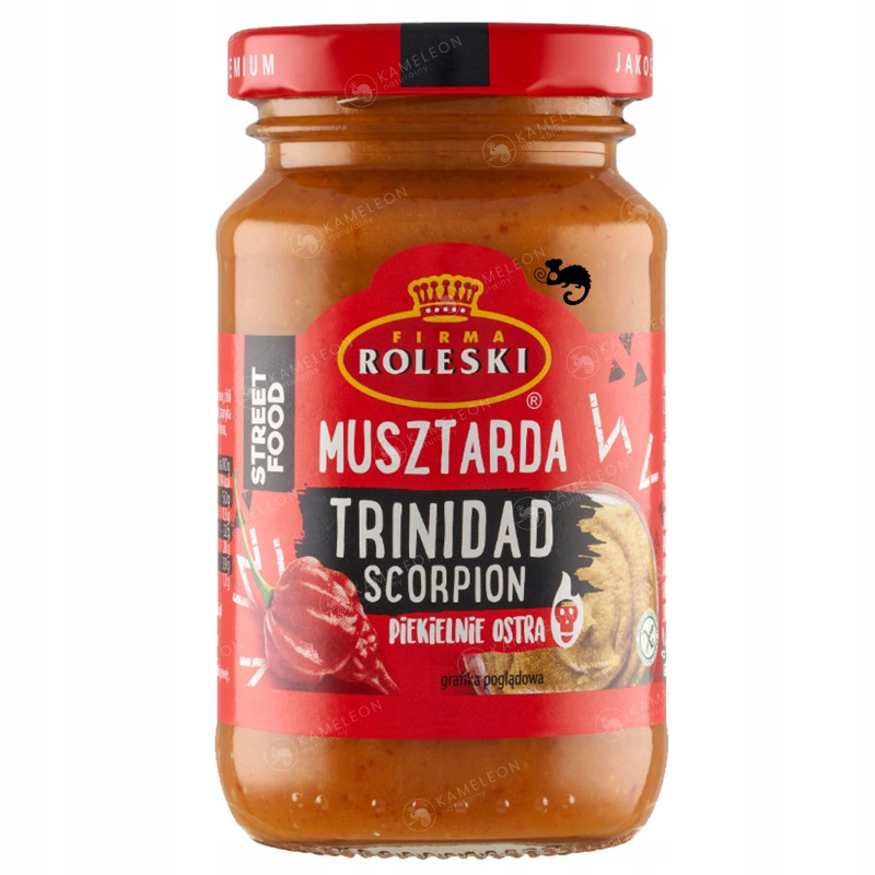 3x MUSZTARDA AMERICAN Classic + BAWARSKA + TRINIDAD SCORPION 0,63KG ROLESKI