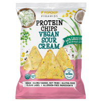 POPCROP Piramidki proteinowe o smaku kwaśniej śmietanki BEZ