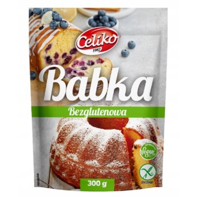 Celiko BABKA BEZGLUTENOWA mieszanka do wypieku ciasta 300g