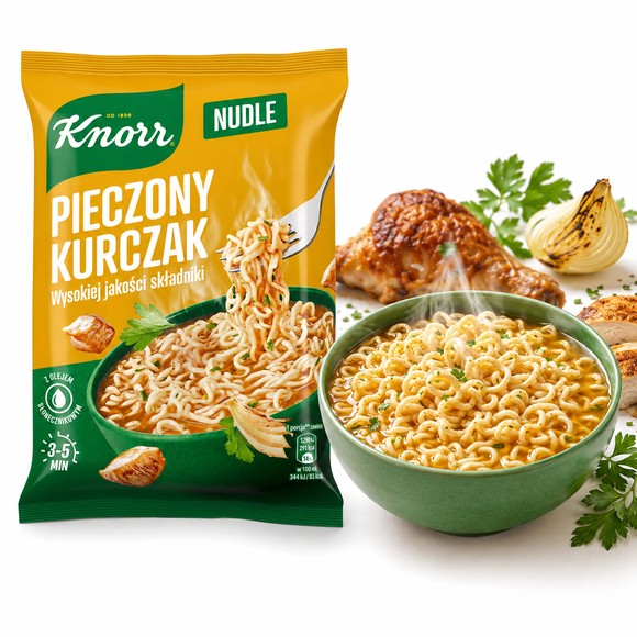 KNORR - NUDLE - POMIDOROWE ŁAGODNE 63g