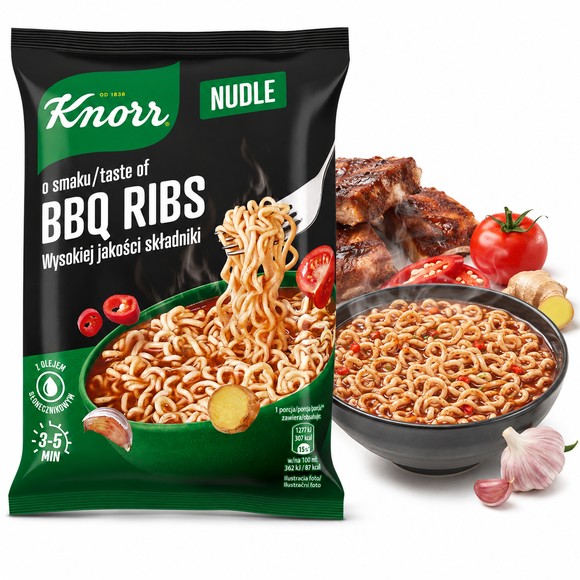 KNORR - NUDLE - POMIDOROWE ŁAGODNE 63g