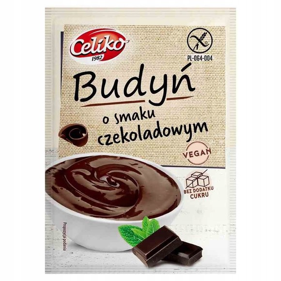 Celiko BUDYŃ CZEKOLADOWY bez cukru bez glutenu 40g