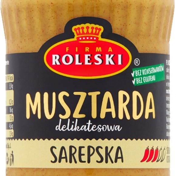 ROLESKI MUSZTARDA Miodowa 175g (słoik)