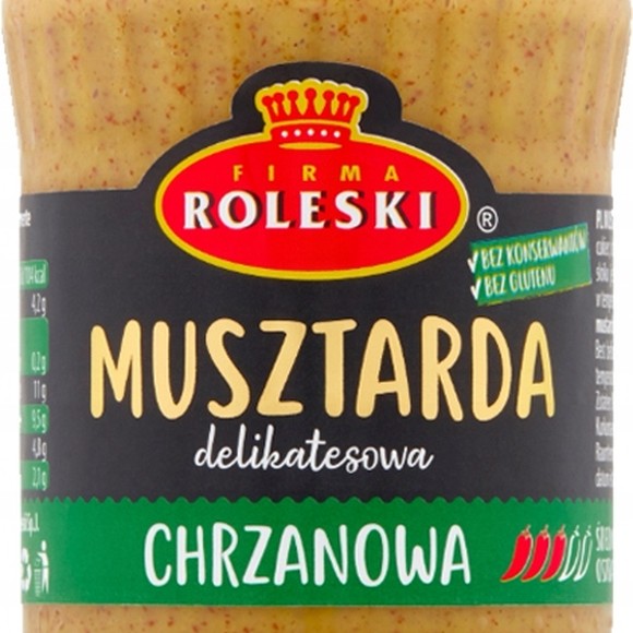 ROLESKI MUSZTARDA Miodowa 175g (słoik)