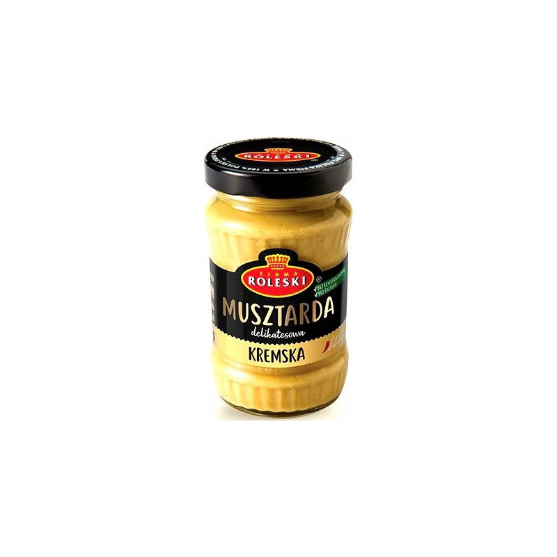 MUSZTARDA KREMSKA delikatesowa łagodna 175G ROLESKI