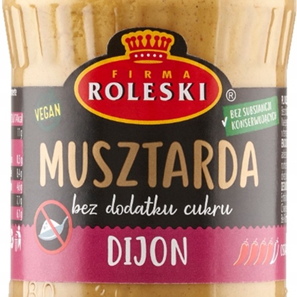 ROLESKI MUSZTARDA Miodowa 175g (słoik)