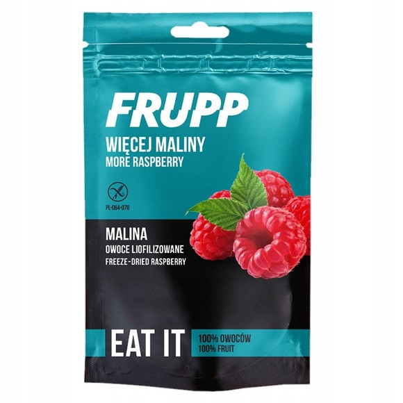 CELIKO FRUPP EAT IT owoce liofilizowane MALINA bez glutenu