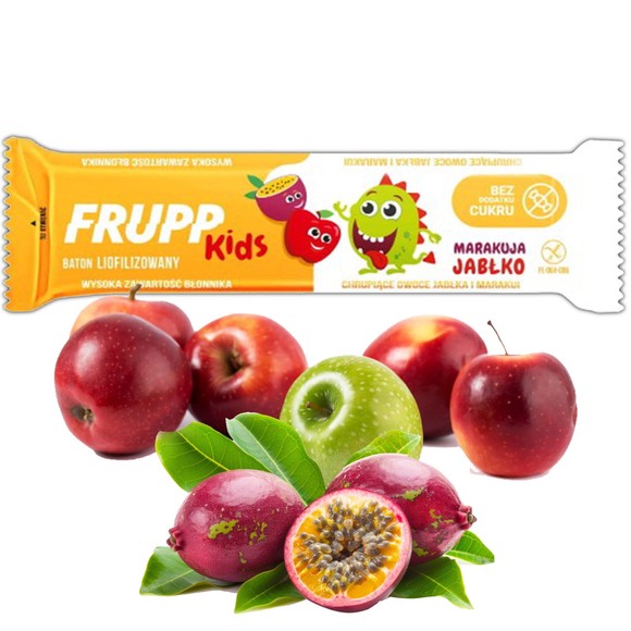 CELIKO FRUPP BATON bez cukru bez glutenu JABŁKO MARAKUJA 9g
