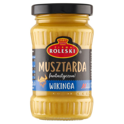 MUSZTARDA WIKINGA FANTASTYCZNA ! bez konserwantów w słoiku 175g ROLESKi