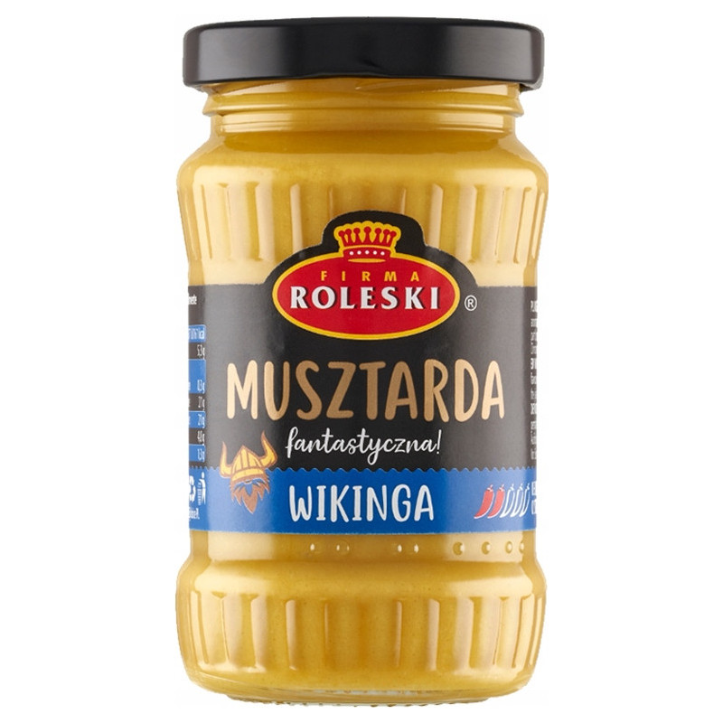 MUSZTARDA ZESTAW mix RÓŻNYCH SMAKÓW bez konserwantów 12szt 2,09KG ROLESKI