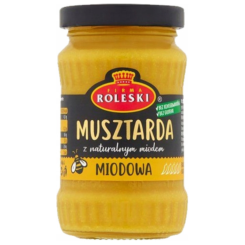 MUSZTARDA ZESTAW mix RÓŻNYCH SMAKÓW bez konserwantów 12szt 2,09KG ROLESKI