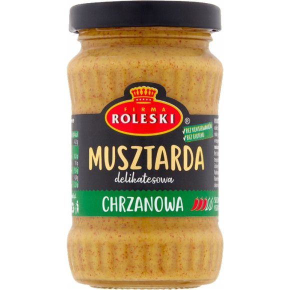 MUSZTARDA ZESTAW mix RÓŻNYCH SMAKÓW bez konserwantów 12szt 2,09KG ROLESKI