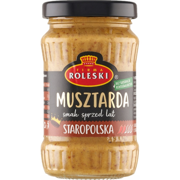 MUSZTARDA ZESTAW mix RÓŻNYCH SMAKÓW bez konserwantów 12szt 2,09KG ROLESKI