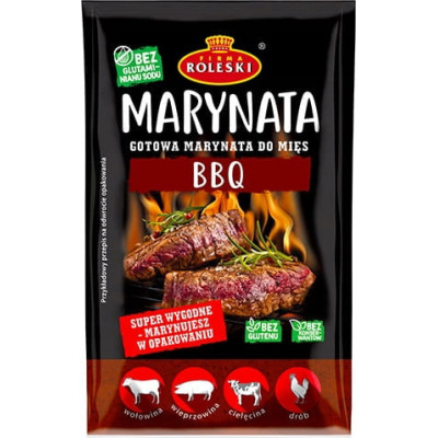 gotowa MARYNATA DO MIĘS BBQ BARBECUE wygodne opakowanie 200g ROLESKI