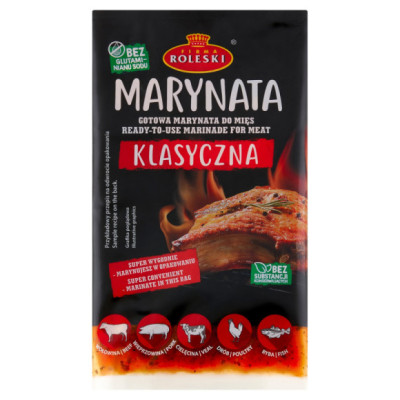 gotowa MARYNATA DO MIĘS KLASYCZNA marynujesz w tym opakowaniu 200g ROLESKI