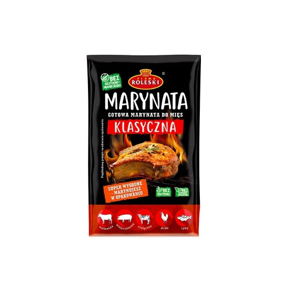 gotowa MARYNATA DO MIĘS KLASYCZNA marynujesz w tym opakowaniu 200g ROLESKI gotowa MARYNATA DO MIĘS KLASYCZNA marynujesz w tym opakowaniu 200g ROLESKI